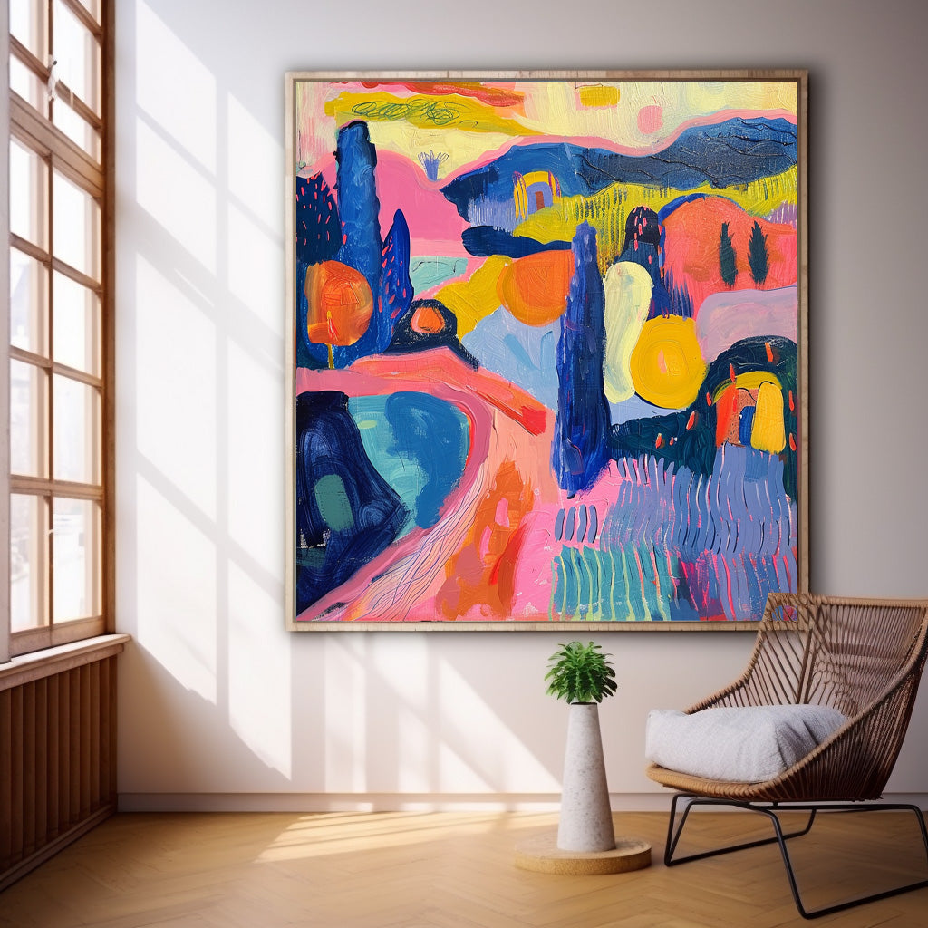 Abstract Canvas Art #AB737