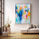 Modern Colorful Quality Large Art Famous Abstract Artwork Original Oil Painting On Canvas Home Decor
