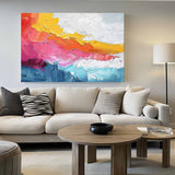Vibrant Color Buy Abstract Paintings Online Original Wall Art Large Texture Abstract Oil Painting Home Decor