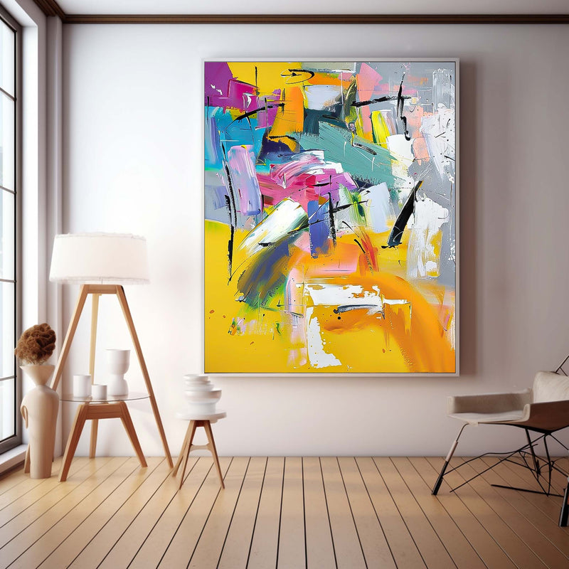 Oversized Abstract Wall Art Contemporary Acrylic Painting For Sale Original Texture Artwork Canvas Home Decor