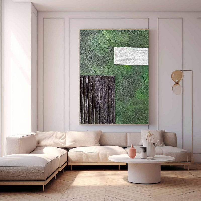 Minimalist Canvas Oil Painting Big Abstract Acrylic Painting Original Wabi-Sabi Wind Artwork Home Decor
