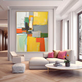 Cheap Vibrant Color Abstract Wall Art Large Contemporary Acrylic Painting On Canvas Graet Quality artworks