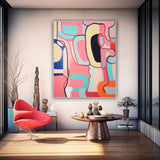 Extra Large Canvas Art Colorful Original Abstract Oil Painting Modern Wall Art For Living Room