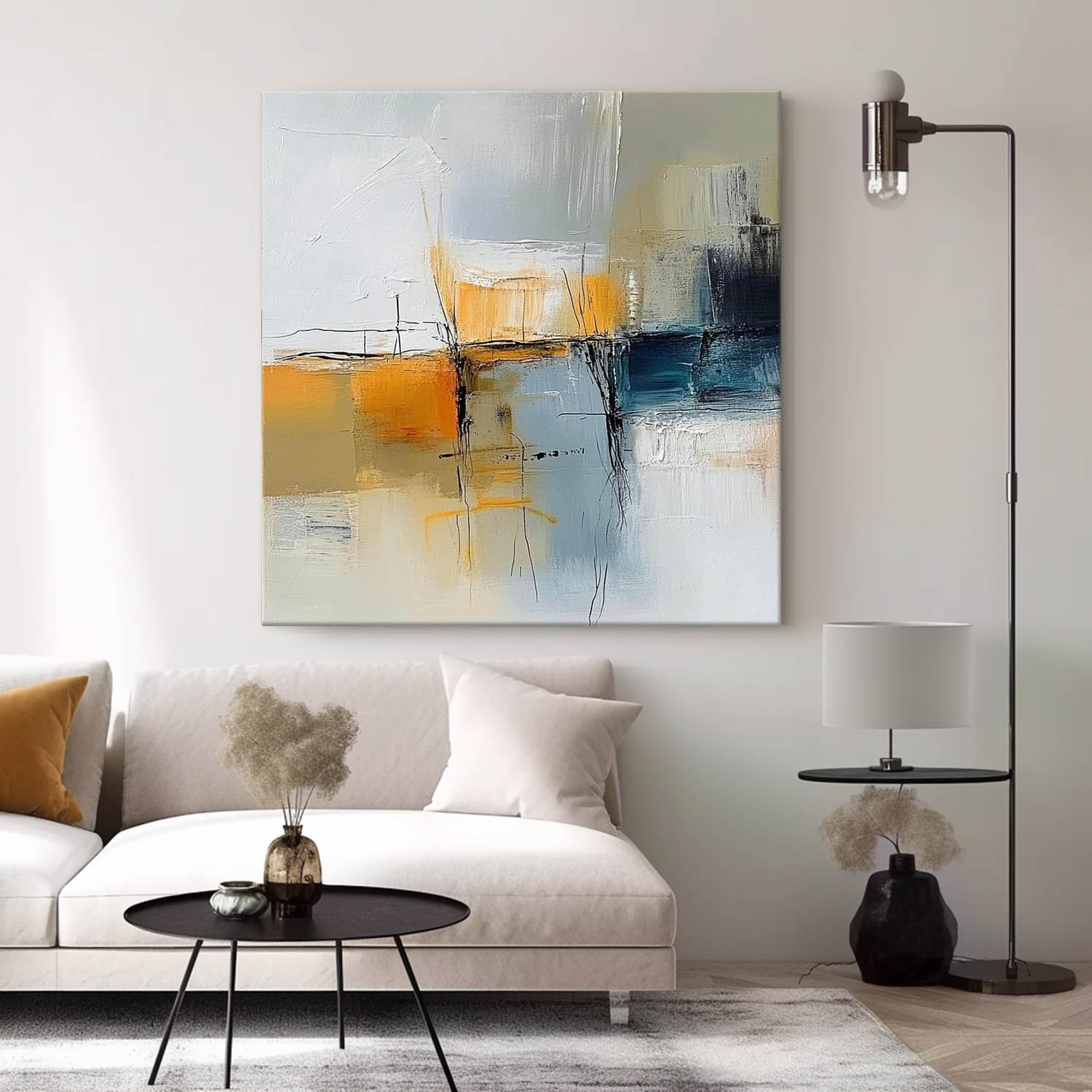 Modern Minimalist Textured Artwork Large Abstract Oil Painting Original Hand-painted Canvas Wall Art