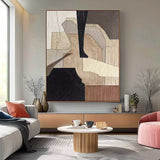 Wabi-Sabi Wind Large Contemporary Acrylic Painting On Canvas Abstract Oil Painting Original Artwork Decor