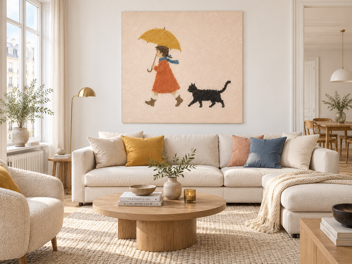 Whimsical Wall Art For Nursery And Kids Room With Textured Finish
