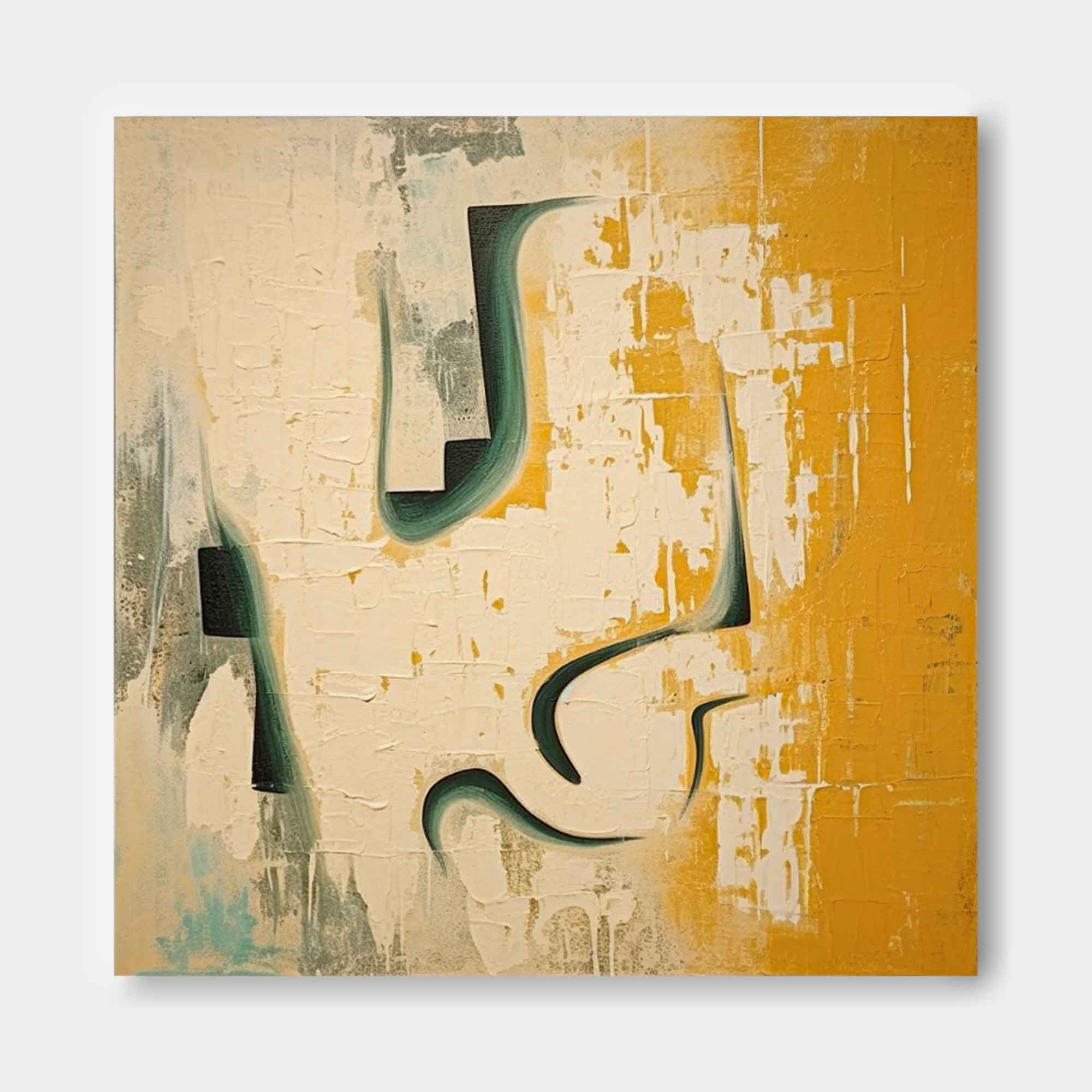 Modern Texture Abstract Acrylic Painting On Canvas Original Beige Canvas Wall Art Large Minimalist Art Home Decor