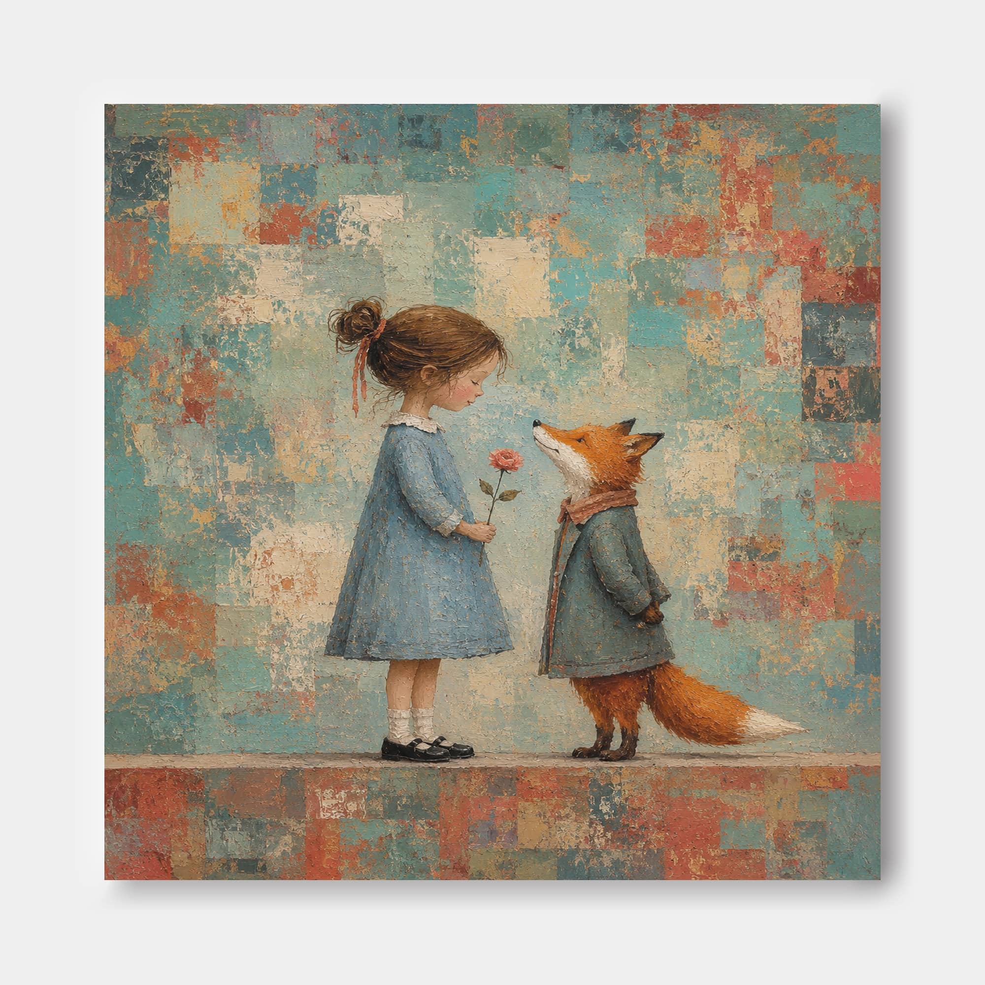 Whimsical Animal Wall Art For Nursery And Living Room Modern Decor