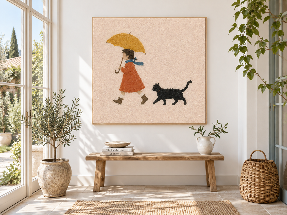 Whimsical Wall Art For Nursery And Kids Room With Textured Finish
