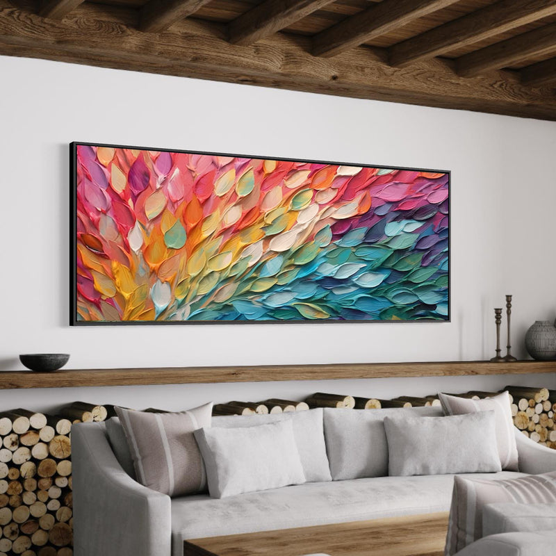 Original Texture Oil Painting On Canvas Large Bright Colorful Acrylic Painting Modern Abstract Living Room Wall Art