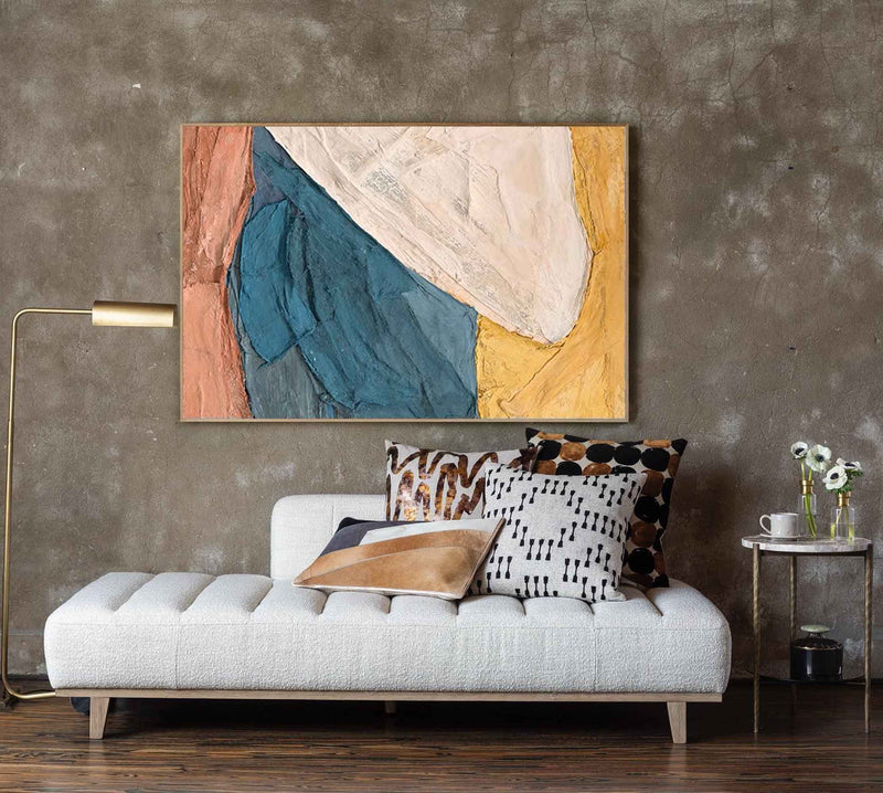 Modern Thick Texture Abstract Canvas Oil Painting Original Large Wall Art Living Room Decoration