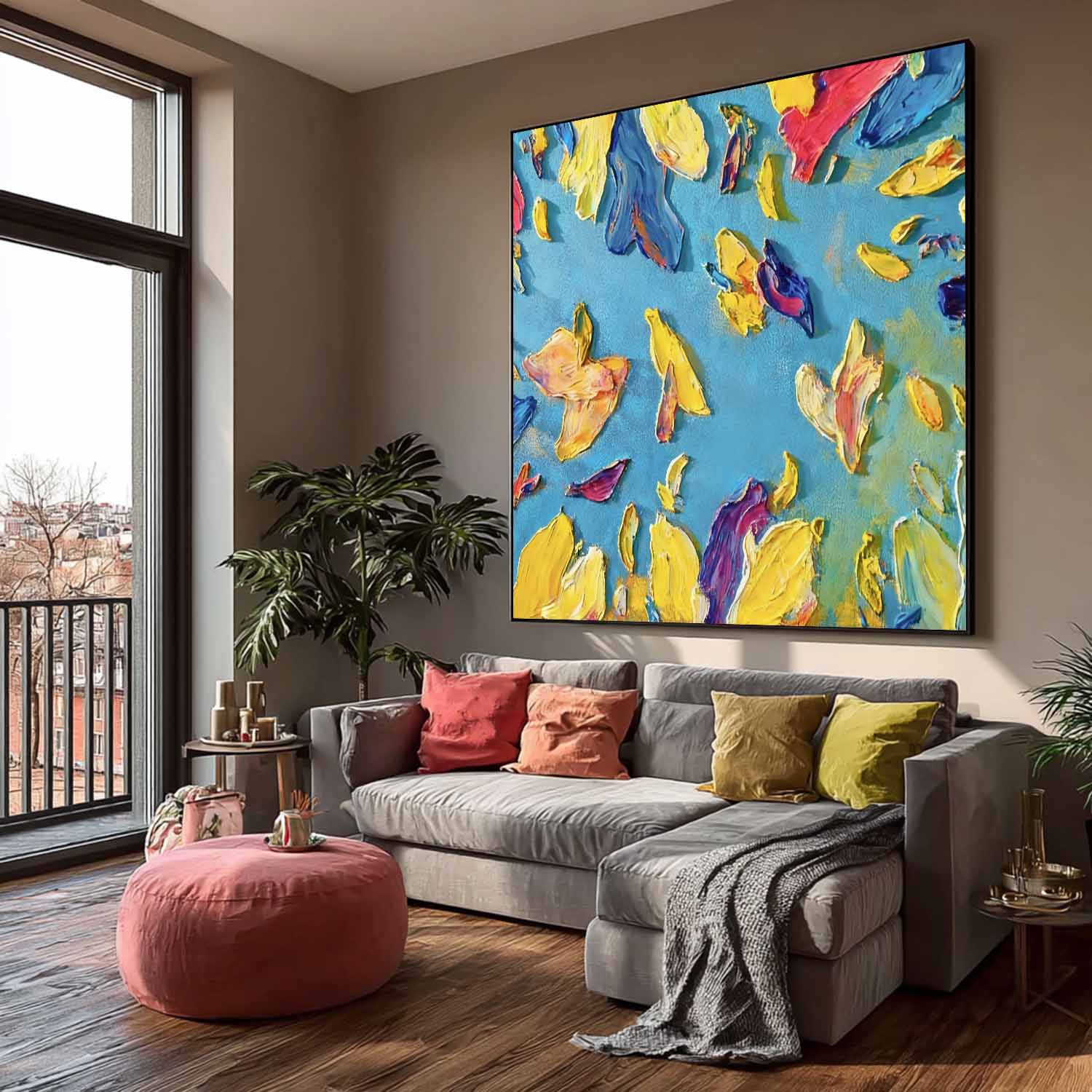 Abstract Canvas Art #AB773