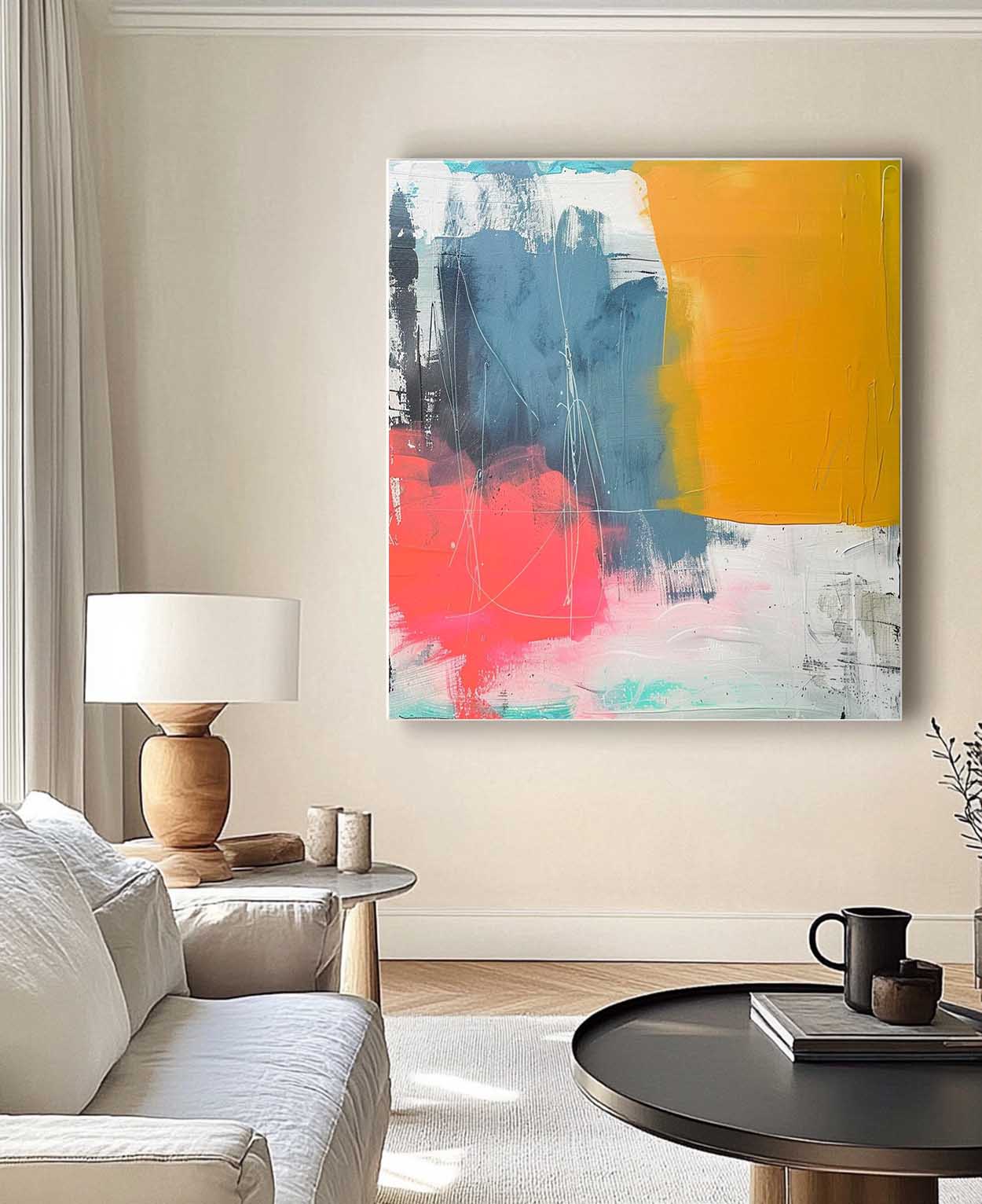 Modern Abstract Acrylic painting Graffiti Texture Painting Abstract Oil Painting Original Artwork Home Decor