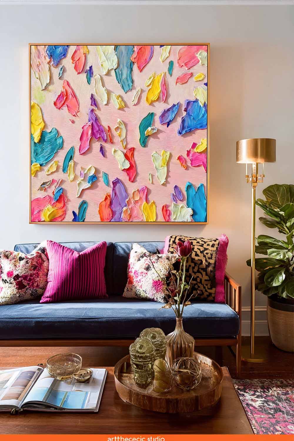 Abstract Canvas Art #AB774