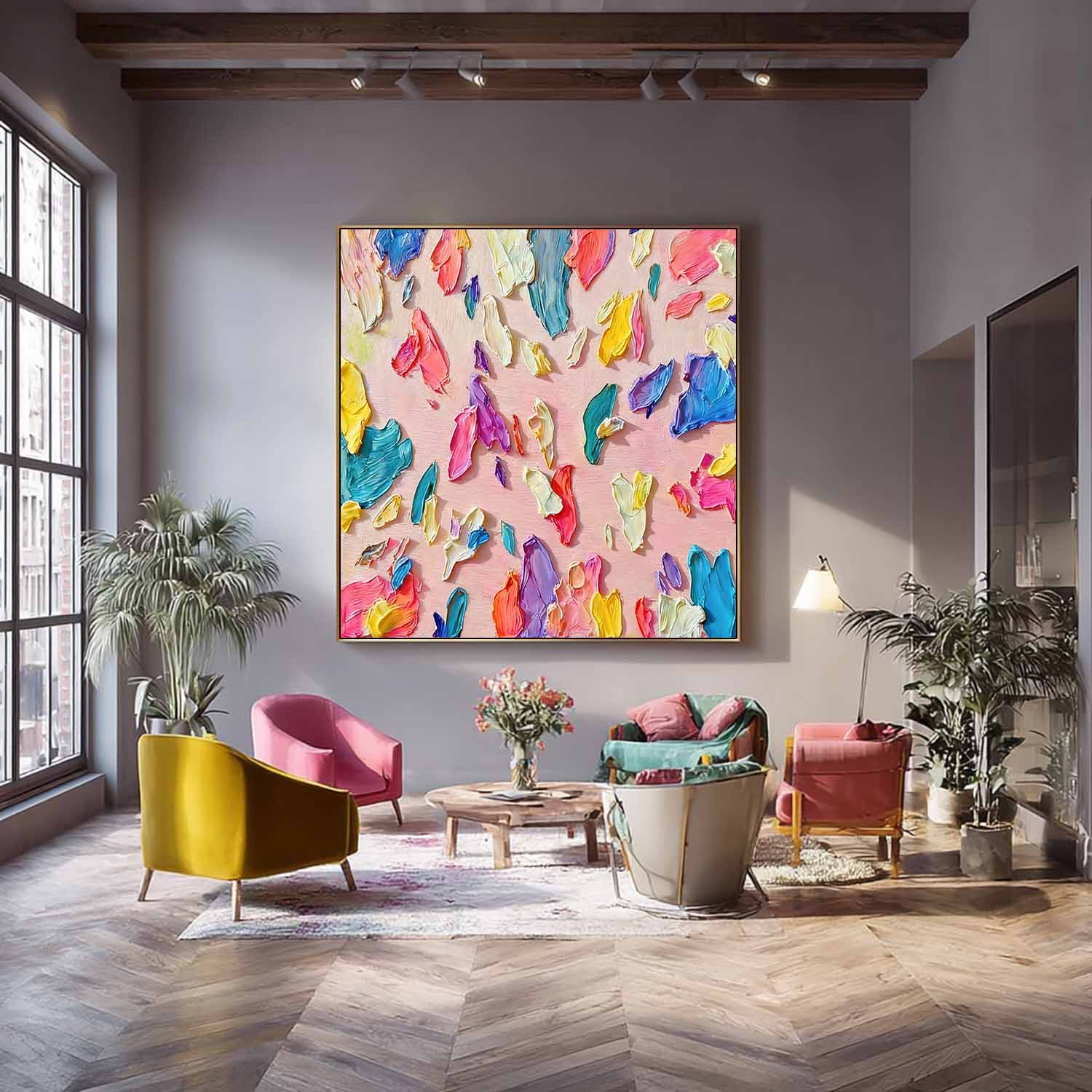 Abstract Canvas Art #AB774