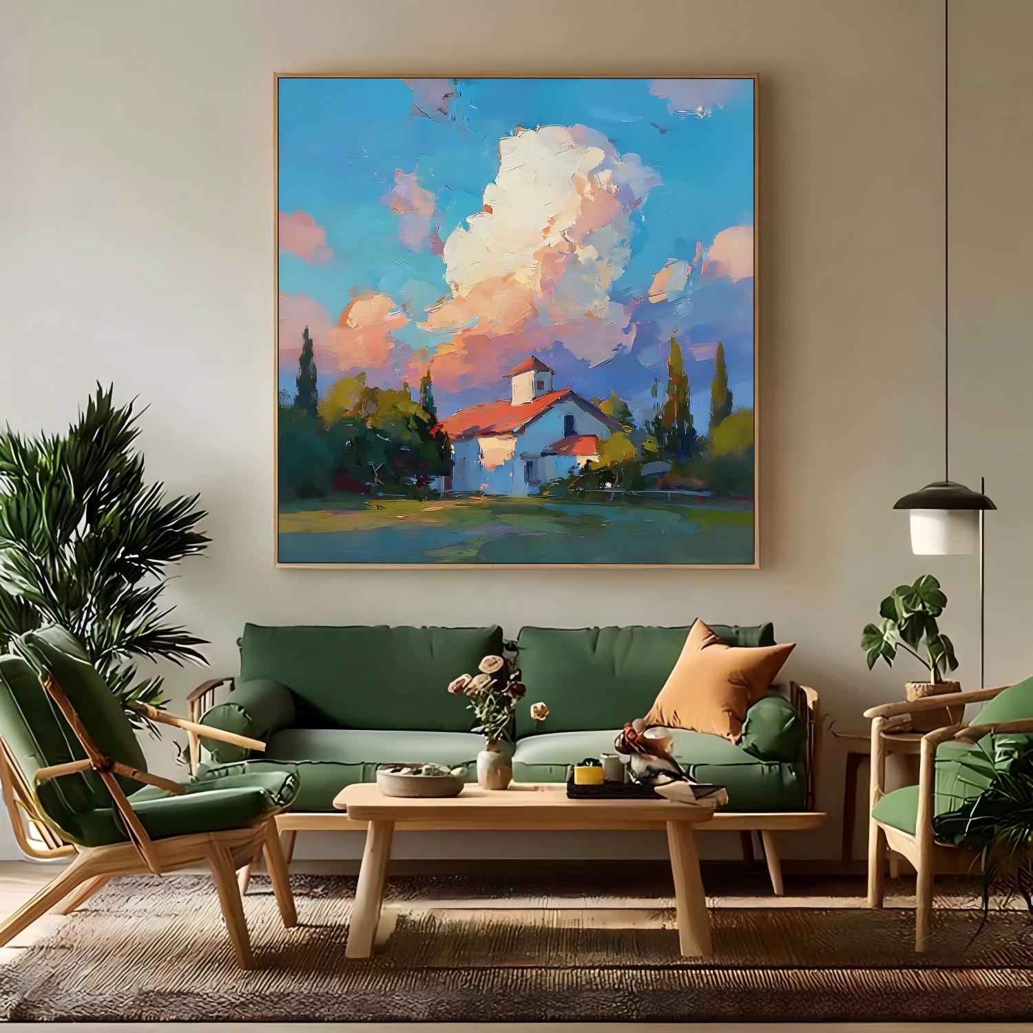 Landscape Canvas Art #LA095