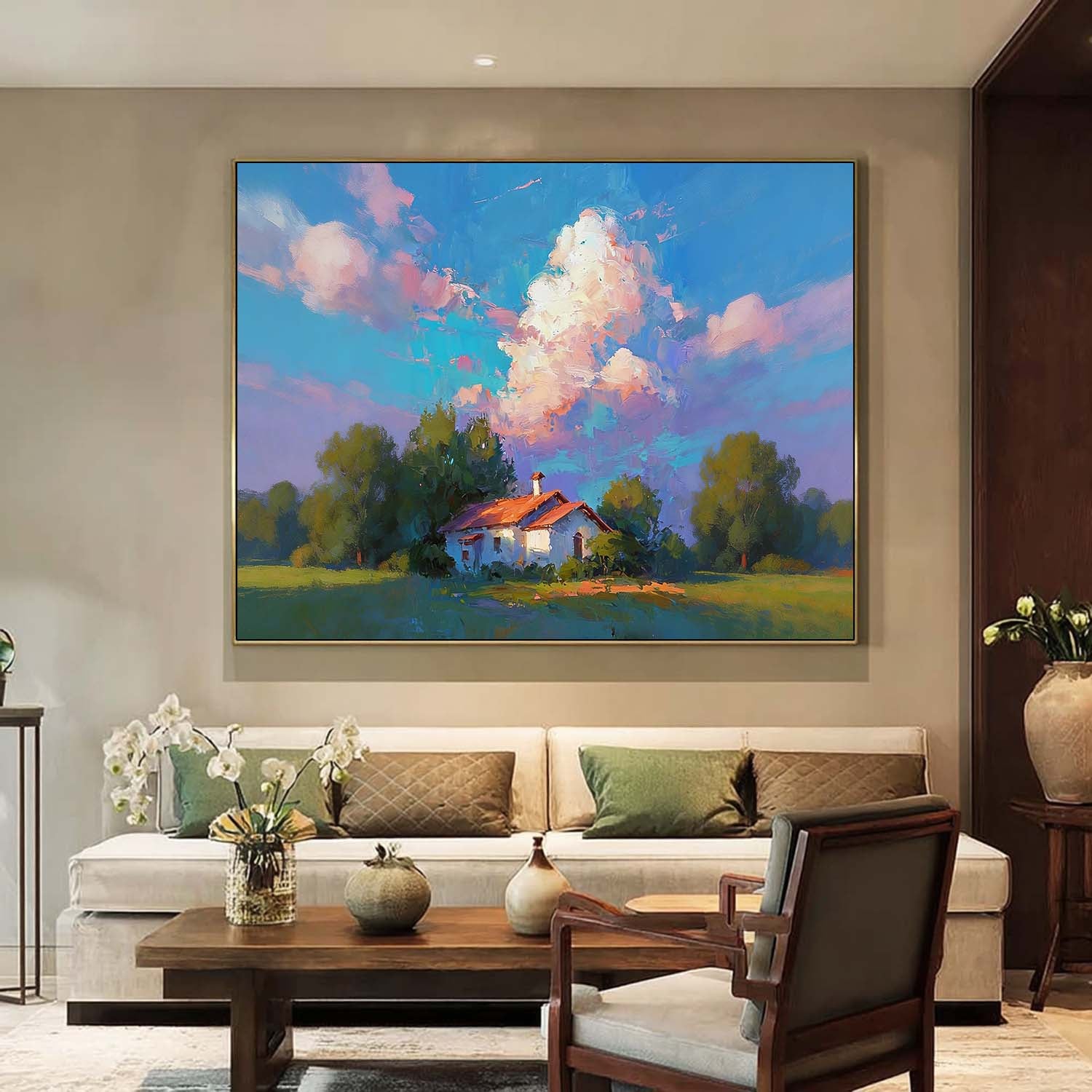 Landscape Canvas Art #LA097