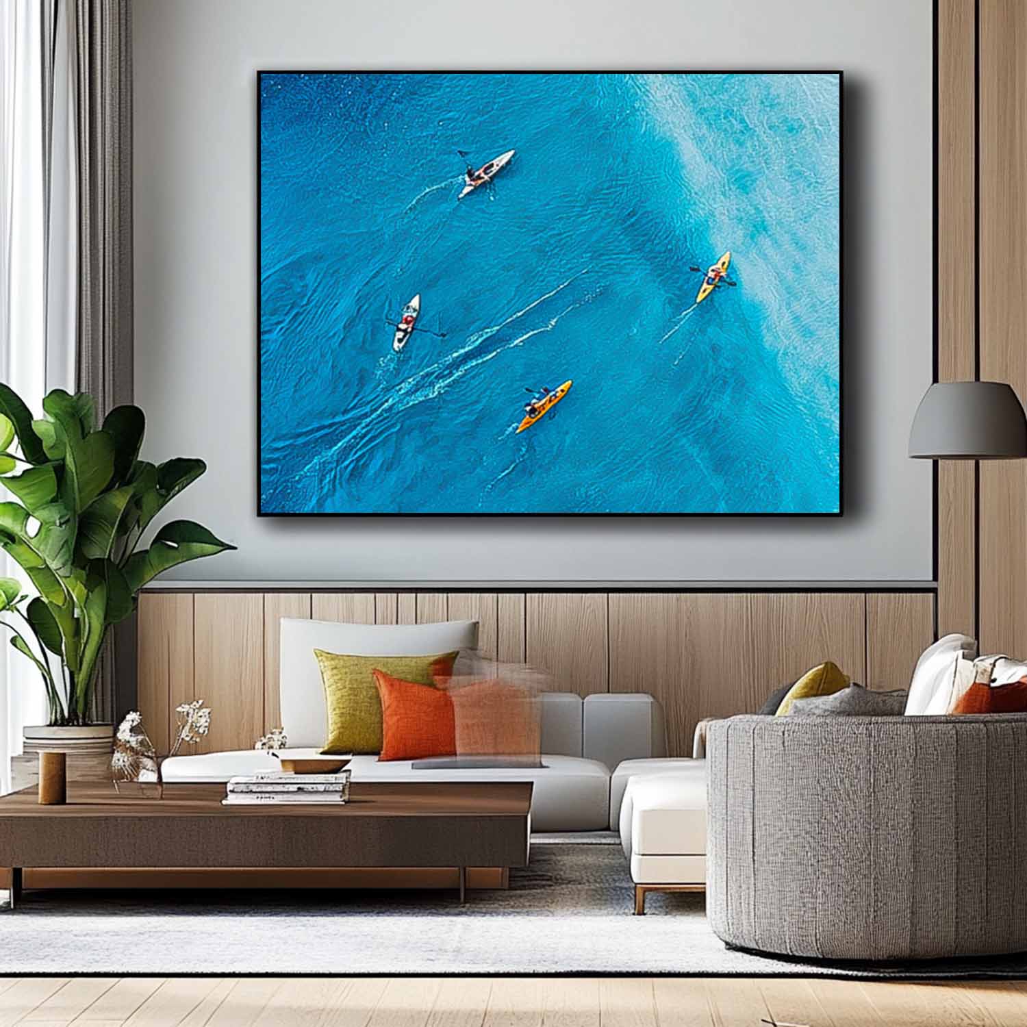 Original Rowing Boats oil painting Boat Seascape Landscape Impasto painting Impressionism Coastal artwork