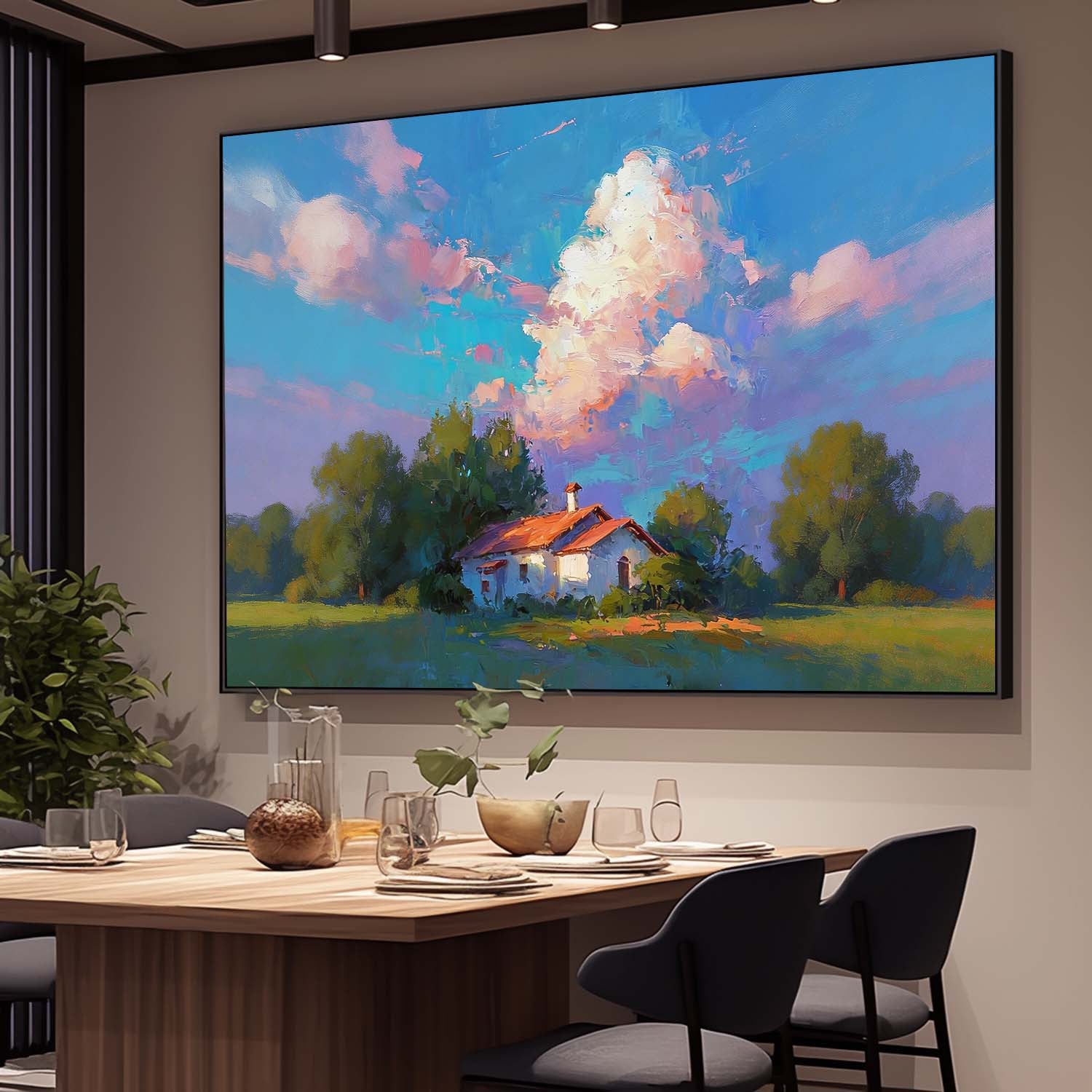 Landscape Canvas Art #LA097