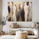 Large Original Abstract Character Body Wall Art Abstract Minimalist Paintings Online Contemporary Artwork