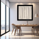 Square Modern Minimalist Canvas Acrylic Painting Large Abstract Artwork Original Wall Art For Living Room