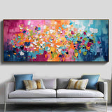 Colorful Texture Abstract Oil Painting Big Canvas Artwork Modern Acrylic Painting Original Wall Art