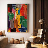 Large Graffiti Modern Acrylic Painting On Canvas Colorful Texture Abstract Oil Painting Original Artwork