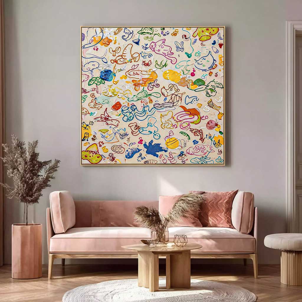 Abstract Canvas Art #AB797