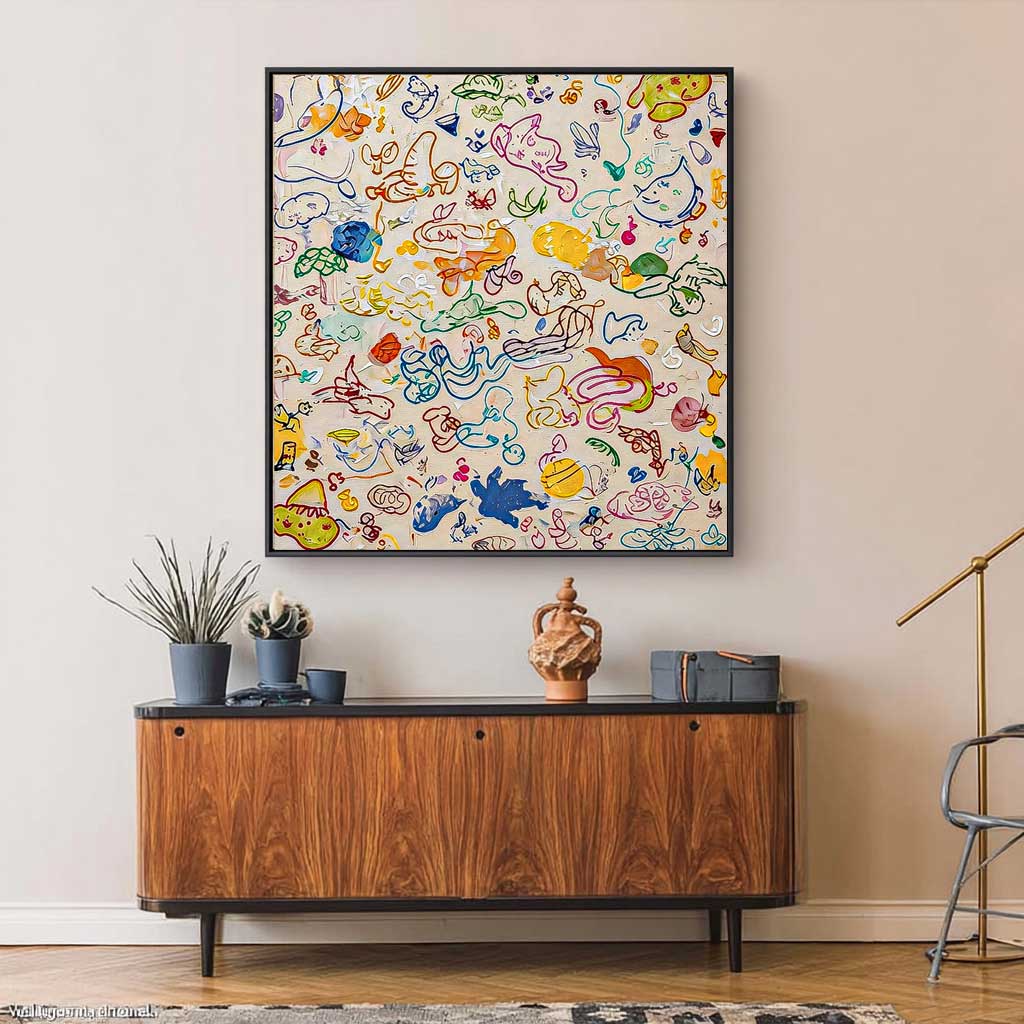 Abstract Canvas Art #AB797